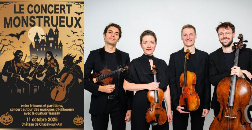 Le Concert Monstrueux : concert à la bougie pour familles au Château de Chazey-sur-Ain 