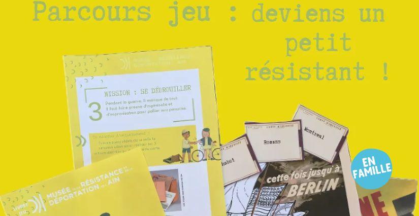 Parcours-jeu “Petit Résistant” au Musée de la Résistance et de la Déportation de l’Ain à Nantua