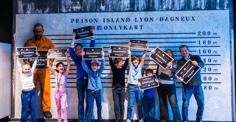 Prison Island : Action Game Inédit à tester en famille à Only Kart Lyon Dagneux