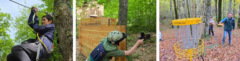 branche évasion, accrobranche,laser game et loisirs plein-air à Ambérieu-en-Bugey
