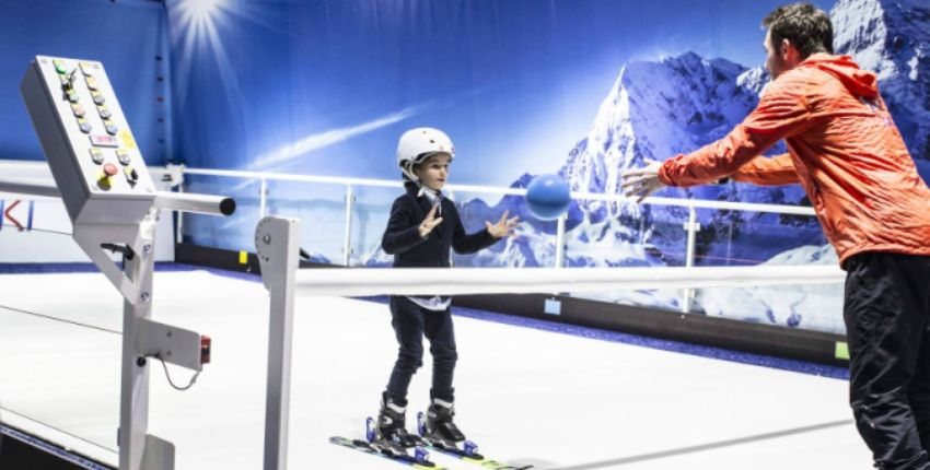 Ski indoor à OnlyKart complexe de loisirs, Lyon