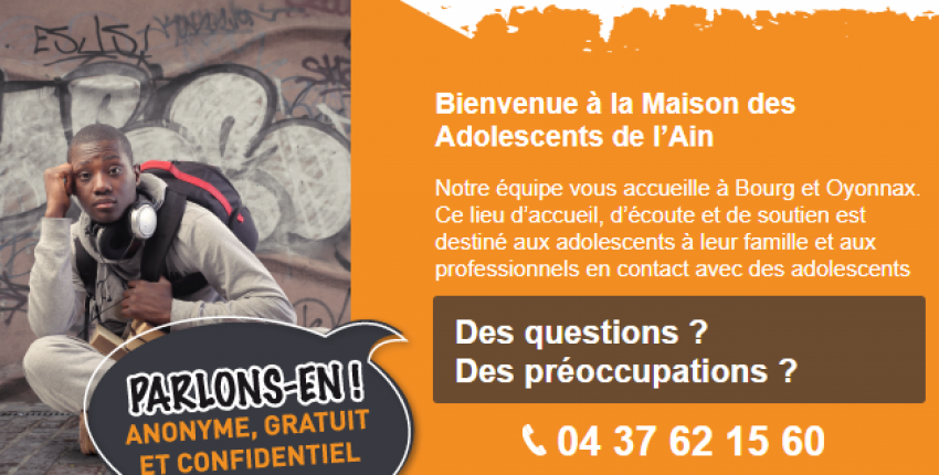 Maison des adolescents : Lieu d'accueil, d'écoute et de soutien à Bourg-en-Bresse et Oyonnax