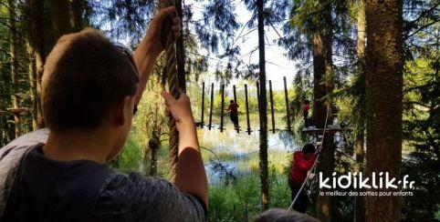 Vacances d'avril : Venez vous défouler avec les enfants à la montagne au Parc aventure du Bugey, Hauteville