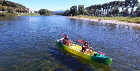 L'Esquimaude, descente en canoë en famille sur la rivière d'Ain