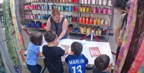 Visites et ateliers ludiques en famille au musée des Soieries Bonnet en Cerdon Vallée de l'Ain 