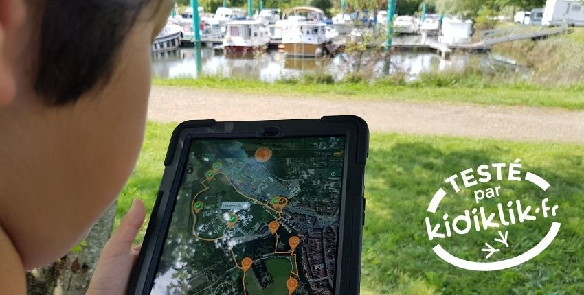 Kidiklik a testé le parcours Explor Games® sur tablette à la Maison de l'Eau et de la Nature