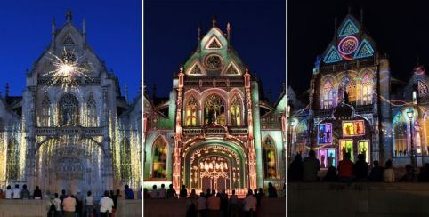 Couleurs d'Amour à Brou // Spectacle de lumière - nocturne de l'été - en famille // Monastère de Brou Bourg-en-Bresse