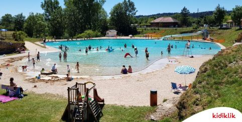 Plage et baignade en plein-air à Champdor Corcelles, Plateau d'Hauteville