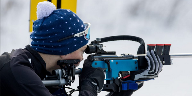 Atelier Biathlon à Lelex, une activité ludique à tester en famille cet hiver !