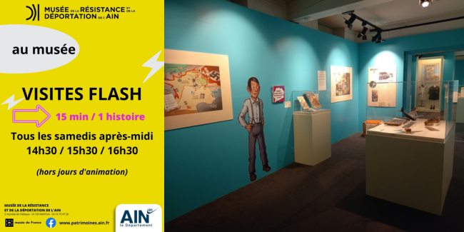 Visite Flash les samedis après-midi au musée de la Résistance et de la Déportation de l'Ain, Nantua