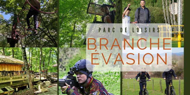 Parc de loisirs Accrobranche Branche Évasion, à Ambérieu en Bugey