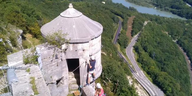 Fort L'Ecluse Aventures Parcours Accrobranche et découverte historique, Pays de Gex