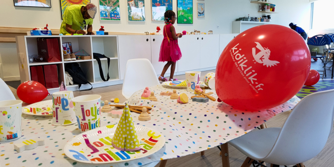 Anniversaire enfant créatif en intérieur au Centre Commercial VAL Thoiry