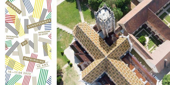 JEP 2023 : Fresque géante LEGO au Monastère royal de Brou Bourg-en-Bresse