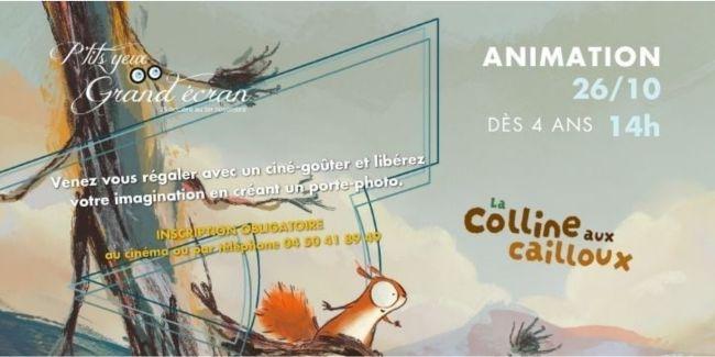 Ciné-Goûter et atelier porte-photos en famille, au cinéma Le Patio, Gex