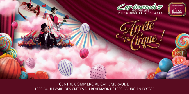« Arrête ton cirque ! », ateliers d'initiation au cirque pour les enfants à Cap Emeraude, Bourg-en-Bresse
