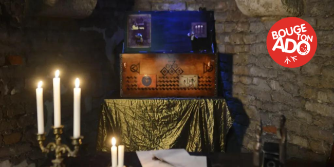 « La malle du serpent d'or » animation escape game pour les ados à la ludothèque Les Abeilles de Gex