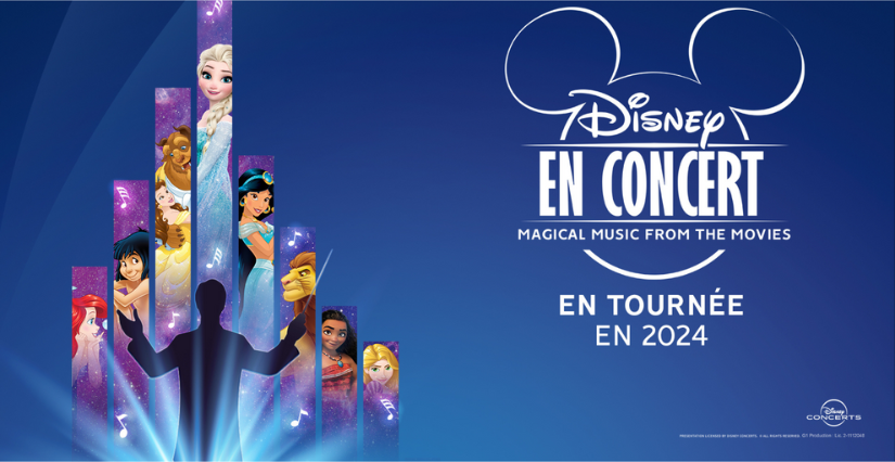 Spectacle familial Disney en concert à la Halle Tony Garnier de Lyon