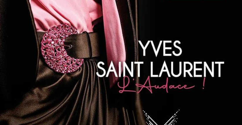 Exposition "Yves Saint Laurent, l'audace !" au musée des Soieries Bonnet, Cerdon Vallée de l'Ain 