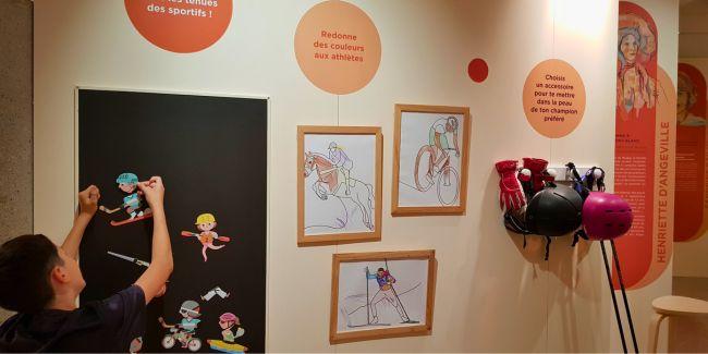 Visite atelier enfant pour découvrir l’exposition Victoire au musée du Bugey-Valromey, près de Belley