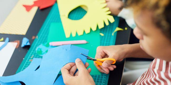 Création de Paper Toys, atelier enfant au musée du Bugey-Valromey, près de Belley