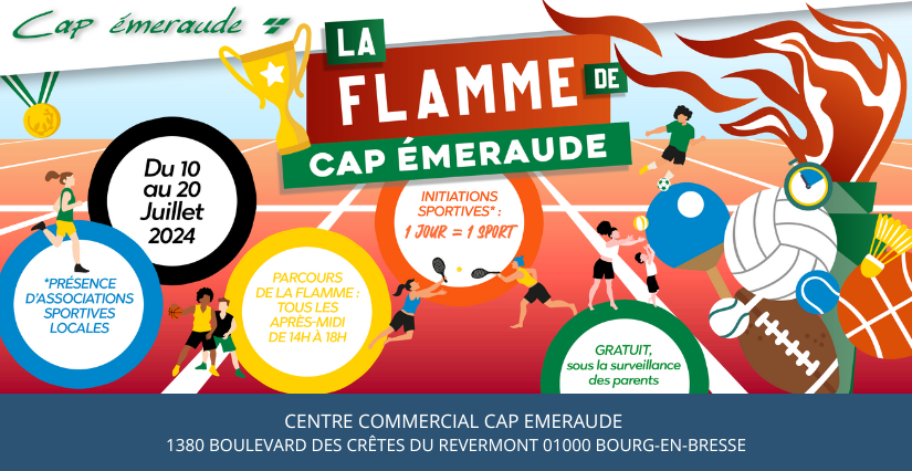 Parcours sportifs et initiations pour enfant à Cap Émeraude, Bourg-en-Bresse