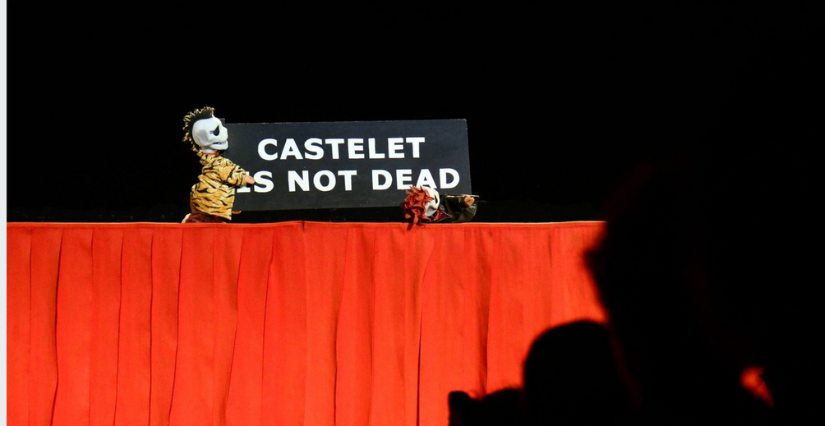 "Castelet is not dead" spectacle de marionnettes en famille au Bordeau, à Saint-Genis-Pouilly