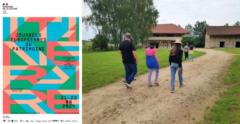 Journées européennes du patrimoine à la ferme de la Forêt, près de Bourg-en-Bresse