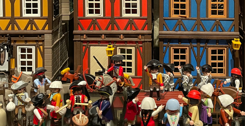 Exposition Playmobil®  à voir en en famille au Monastère royal de Brou, Bourg-en-Bresse