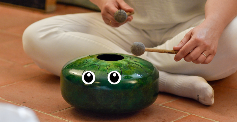 Atelier musique pour tout-petits "Bulle de sons" à l'Abbaye d'Ambronay