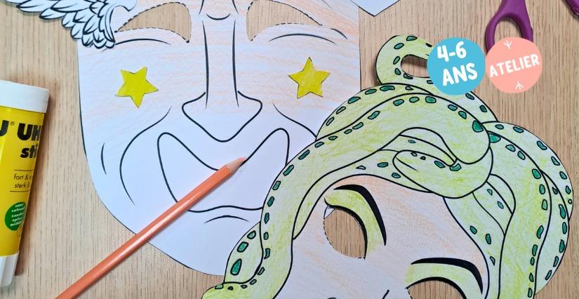 Mon premier masque de théâtre : atelier créatif pour les tout-petits au musée archéologique d’Izernore