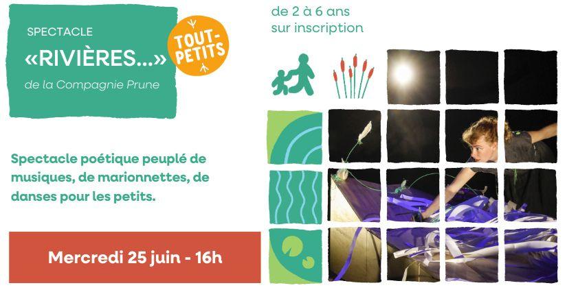 Spectacle Rivières, pour les enfants 2-6 ans à Bourg-en-Bresse avec Ressouze et Affluents