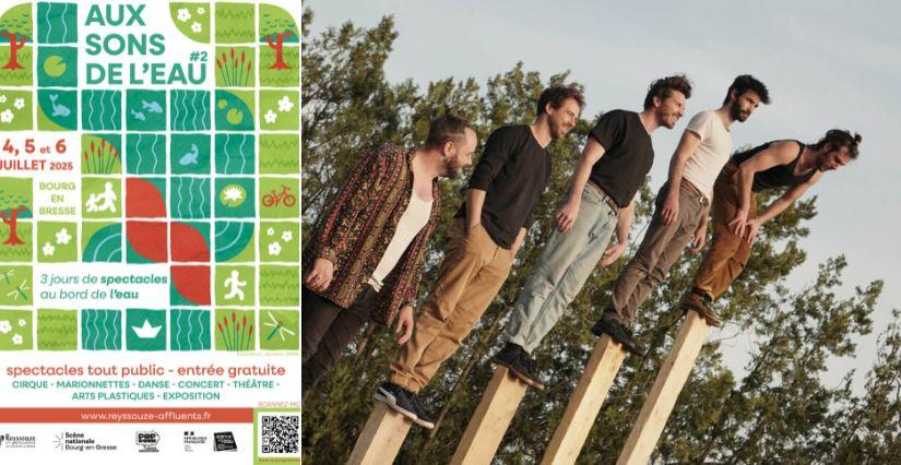 Spectacle familial Clan Cabane, acrobaties et trampoline à Bourg-en-Bresse 