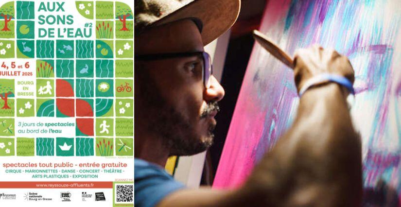 Battle de peinture Art Cast, street art en live à Bourg-en-Bresse
