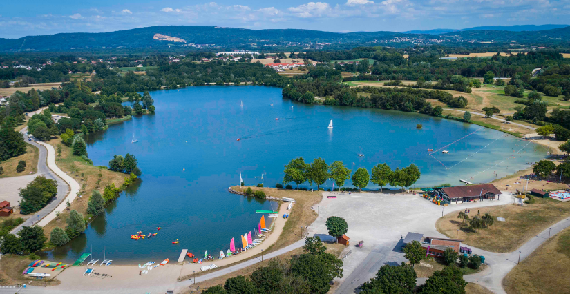 Bouvent, la base de loisirs nature et sportive pour toute la famille à Bourg-en-Bresse