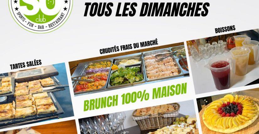 Brunch sportif en famille au SO Club à Bourg-en-Bresse — tous les dimanches
