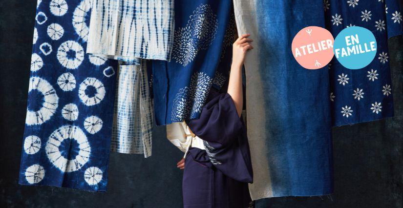 Atelier famille « Shibori : teinture japonaise » aux Soieries Bonnet – Cerdon Vallée de l’Ain 