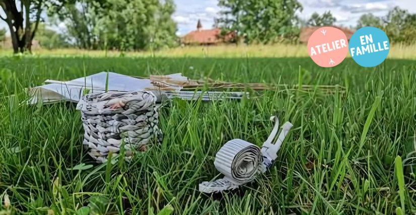 Initiation à l’écovannerie | Atelier vannerie en famille à la Ferme de la Forêt – près de Bourg-en-Bresse, dans l’Ain