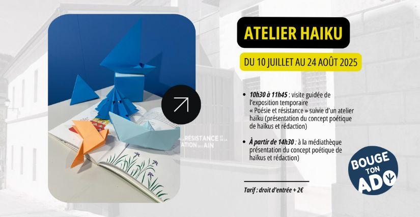 Ateliers Haïkus de Papier en famille au Musée de la Résistance à Nantua