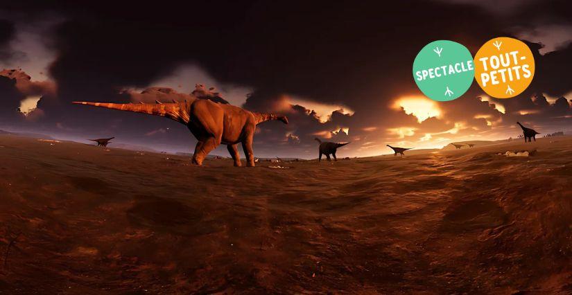 Dinosaures : spectacle immersif pour les enfants à l’Observatoire de la Lèbe - été 2025
