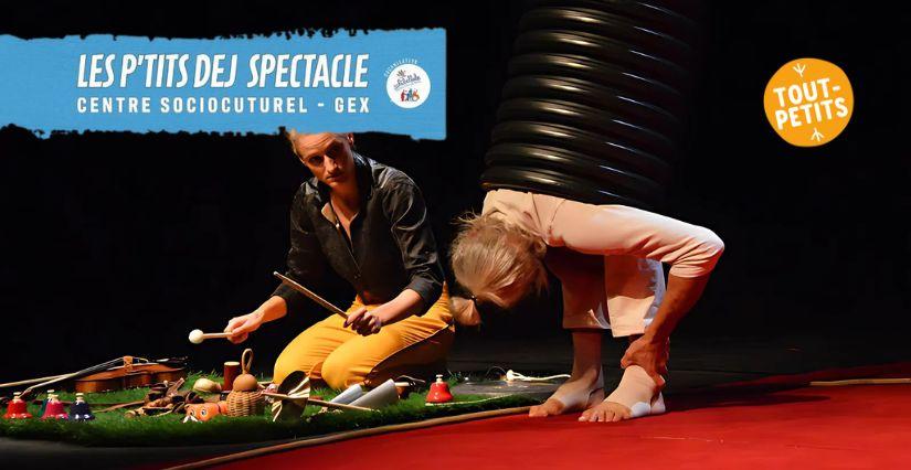 P’tit Déj Spectacle : Toyo, Cirque et musique pour enfants à Crozet avec le Centre Socio Culturel Libellules