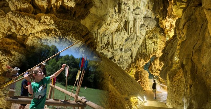 Grottes du Cerdon : visite et parc préhistorique près de Lyon, Bourg-en-Bresse et Genève