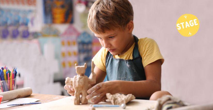 "Modelage sur Terre" : stage poterie enfant au Centre Socio Culturel de Gex