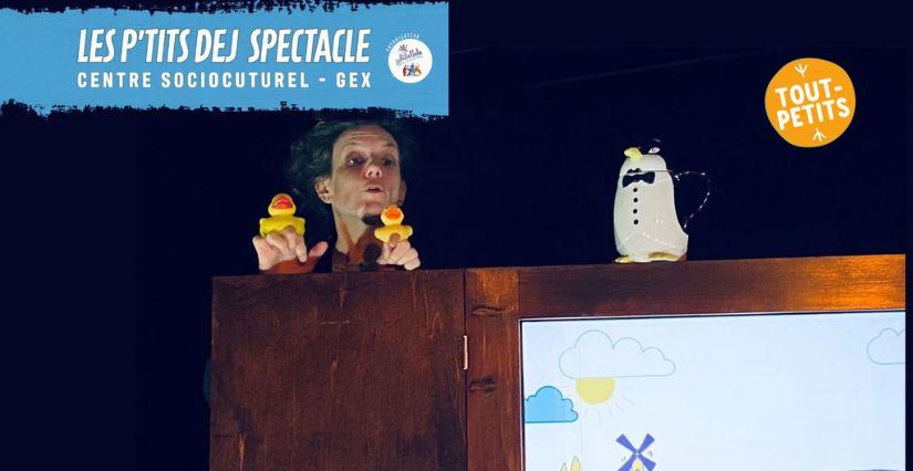 P'tit déj Spectacle : Goutte de pluie, images projetées et kamishibaï à Gex avec le Centre Socio Culturel Libellules