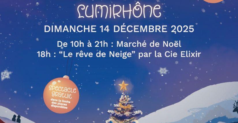 Lumirhône 2025 à Valserhône : Spectacle lumineux et Marché de Noël gratuits