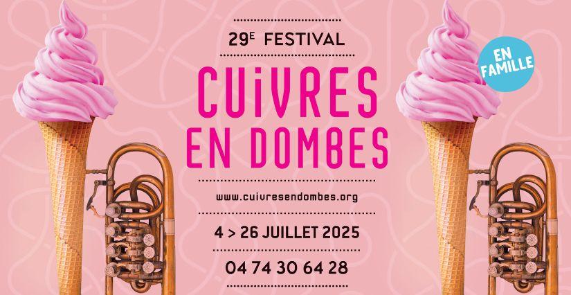 Festival Cuivres en Dombes 2026, concerts en plein-air pour toute la famille, entre Lyon et Genève