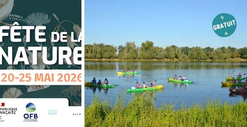 Fête de la Nature 2026 : sortie canoë kayak pour les familles avec la Maison de l'Eau et de la Nature - Pont-de-Vaux