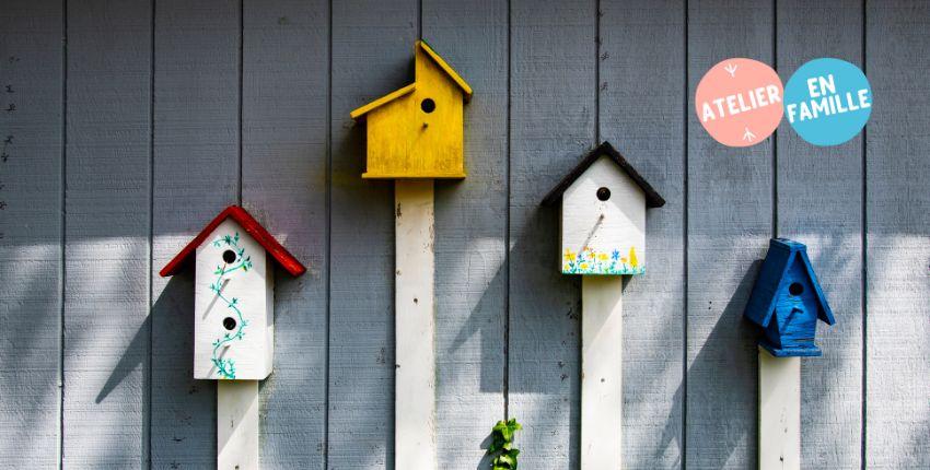 Atelier fabrication de nichoirs en famille à la Maison de l'Eau et de la Nature - Pont-de-Vaux