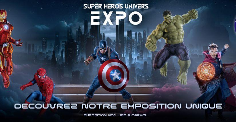 Expo enfant : l'incroyable expo Super-Héros débarque à Péronnas (Bourg-en-Bresse) !