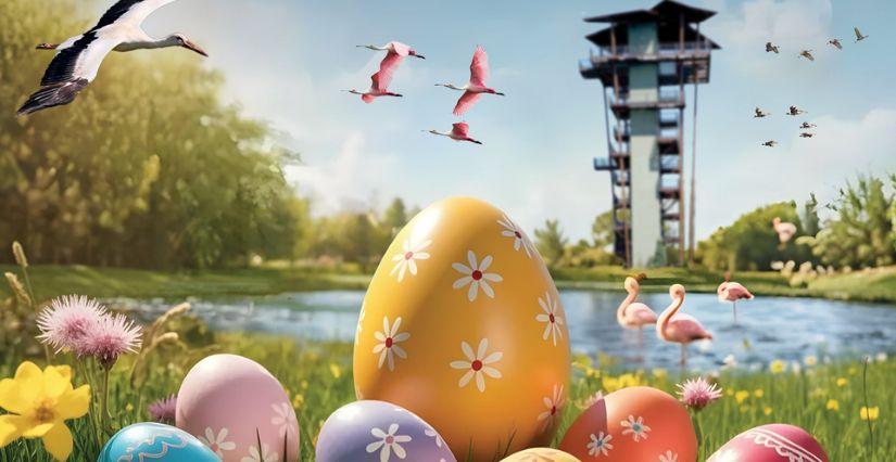 Chasse aux œufs de Pâques au Parc des Oiseaux